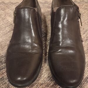 A2 Aerosoles Women's Brown Leather Ankle Boots